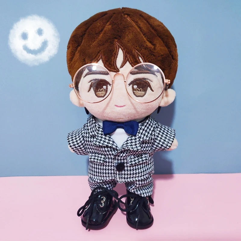 [MYKPOP]KPOP Doll's Clothes & Accessories: Suit 4pcs Set for 15cm 20cm doll (without doll) Fans Collection SC20080212