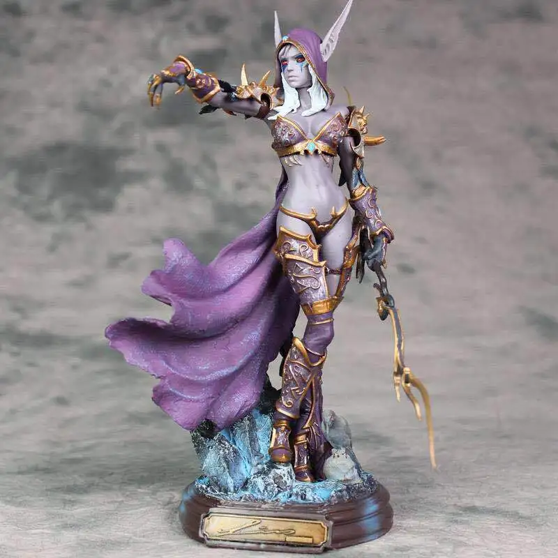 Аниме Peripheral World of Warcraft Sylvanas призрак королева статуя Гараж Комплект модель украшения
