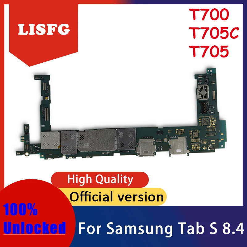 

Full Working 100% Unlocked For Samsung Galaxy Tab S 8.4 T700/T705C/T705 Motherboard 3G&WIFI Unlocked Mainboard Logic Board