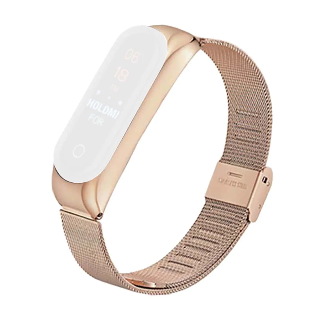 Металлический чехол для часов pulsera mi band 4 Milanese ремешок из нержавеющей стали Xiaomi Mi