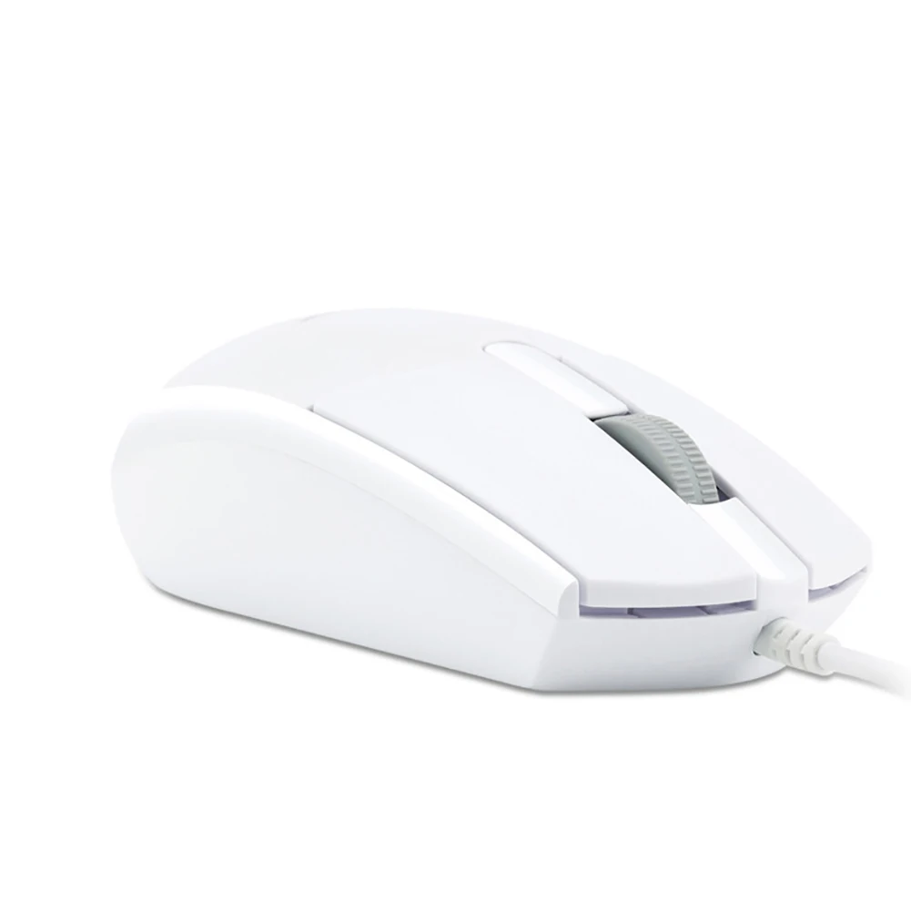 V3 Souris filaire de jeu originale souris optique de jeu filaire Support de souris de bureau/ordinateur portable windowss - Цвет: Белый