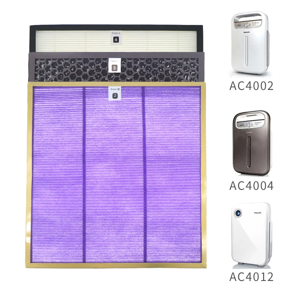 

3pcs/lot High Quality OEM,replacement AC4121+AC4123+AC4124 filters kit for Philips AC4002 AC4004 AC4012 Air purifier parts
