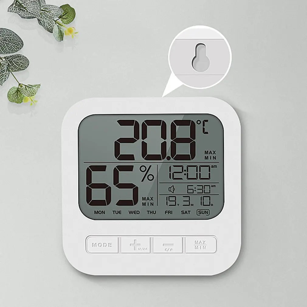 

Household Electronic Thermometer Indoor Baby Room Temperature Hygrometer Bracket Wall-Mounted Temperature And Humidity Meter