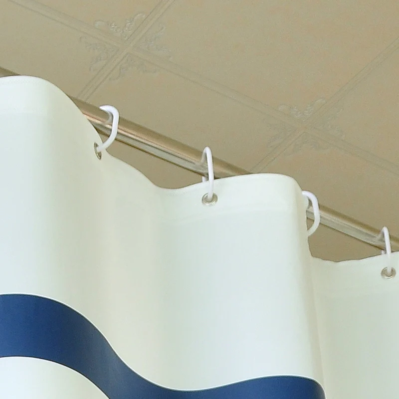 Bathroom Shower Curtain Waterproof Anti-mold Shower Curtain Light Thick Cloth Toilet Closure Door Curtain Toilet Accessories