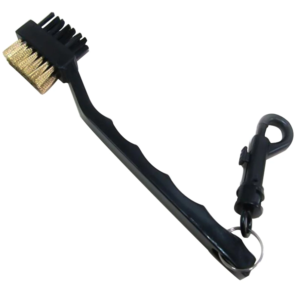 

Golf Club Brush Putter Two Sided Bristle Cleaner Iron Wood Cleaning Tools With Snap Clip