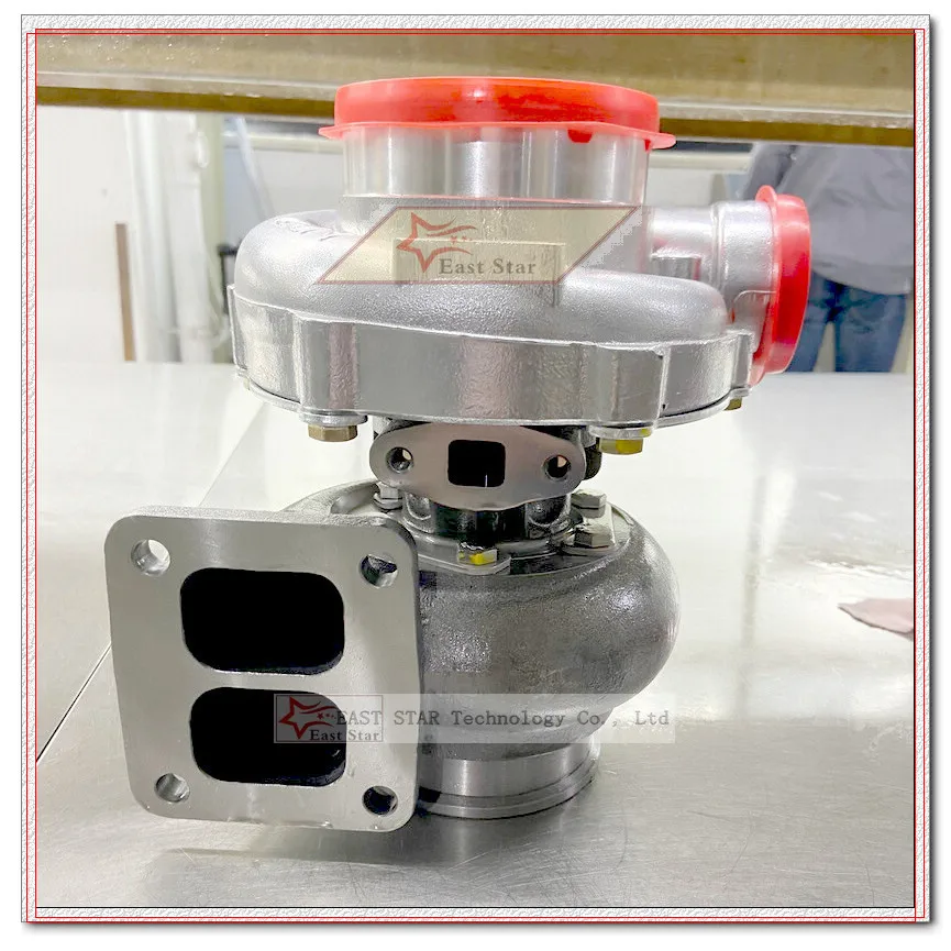

Turbo T04Z T70 T4 flange TurbineA/R .84 Compressor A/R 0.70 OIL cold Exhaust outlet 4" V band Turbocharger T04Z-1 400hp-500hp