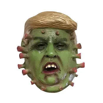 

Realistic Trump Latex Mask President Trump Mask Horror Adults Halloween Deluxe Latex Full Head Donald Trump Mask With Hair