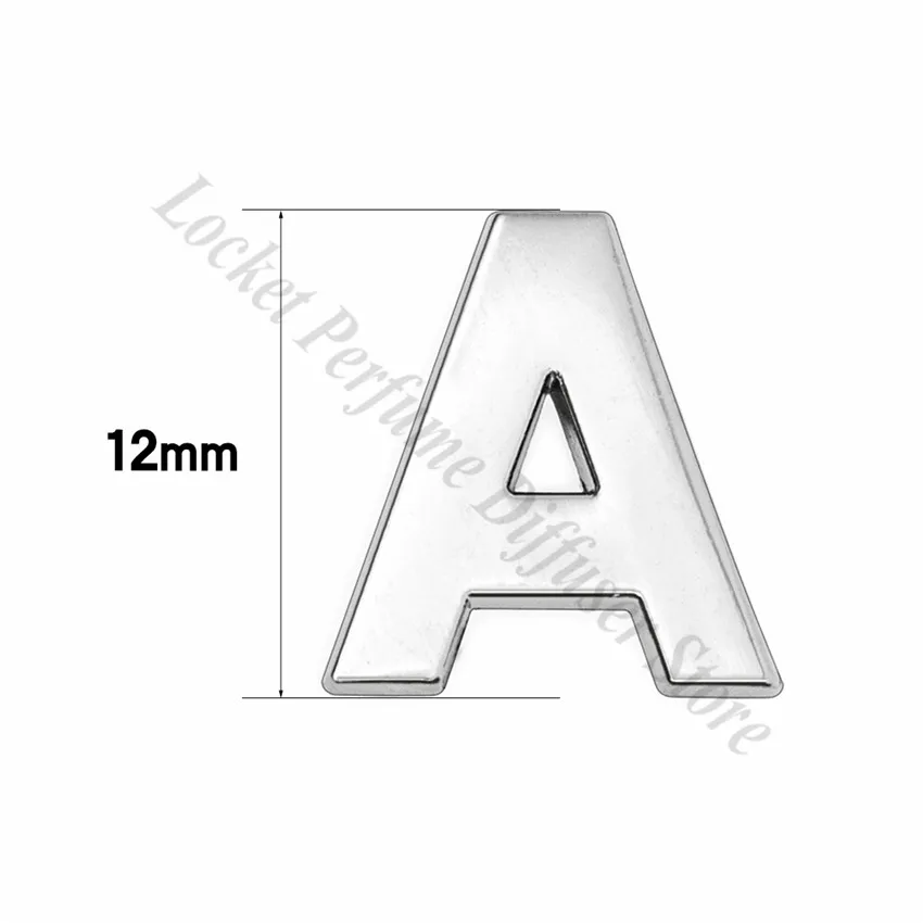 8mm-铬色光面-字母穿戴-尺寸图