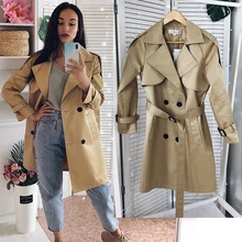 Aliexpress - Women Trench 2021 New spring Casual Trench Coat with sashes oversize double breasted Vintage Cloak Overcoats Windbreaker