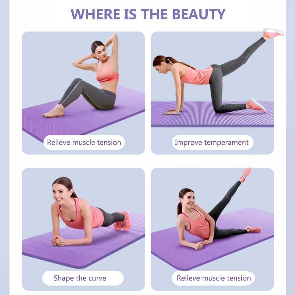 Yoga-Übungsmatte Gesundheit Gewicht verlieren Fitnessstudio Bequem Fitness 