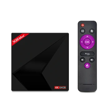 

X88 MAX PLUS Smart Android TV Box 8.1 RK3328 4GB64GB TV BOX 4K Set Top Box 2.4G5G WiFi BT4.0 USB3.0 Type-c HD Set-Top Box