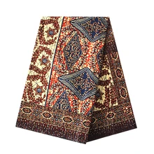 6 ярдов африканская Анкара принт настоящий воск ткань для шитья платья высокое качество нигерийский настоящий голландский воск ткань 438