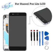 LL TRADER для huawei P10 Lite, ЖК-дисплей, замена, сенсорный экран, качество AAA, 5,2 дюймов, P10 Lite, ЖК-дигитайзер в сборе+ рамка
