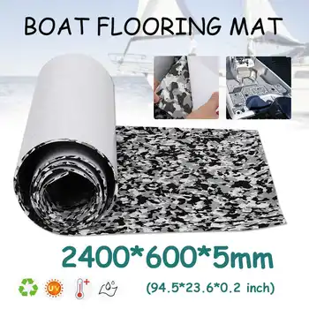 

NEW 2400*600*5mm Boat Flooring Sheet EVA Camouflage Style Sheet Marine Flooring Yacht Decking Self-Adhesive Non-absorbent Water