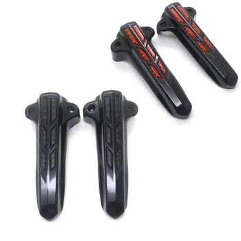 

ZORBYZ Motorcycle Amber/Smoke Reflector Cover LED Lower Fork Leg Covers Light For Harley FLHR FLHX FLHT 2014-2017