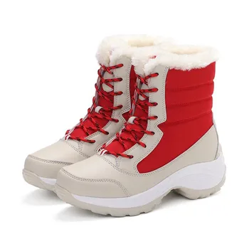 

White Winter Boots Women Fashion Snow Boots New Style 2019 Women's Shoes Brand Shoes High Quality Fast Free Shipping Girlw Boots