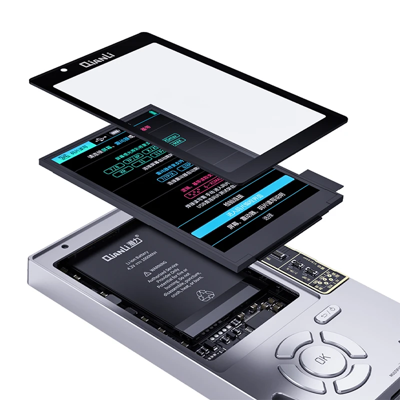 US $101.82 New Qianli APOLLO ONE 6 in 1 Reading Writing Of Battery Chip Detected By Photosensitive Original Color Data Line Multifunctional