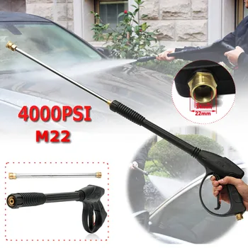 

4000psi M22 High Pressure Spray Guns Spraying Washer Extension Wand Nozzles Tips Cleaning Tool for Car Home Floors Walls