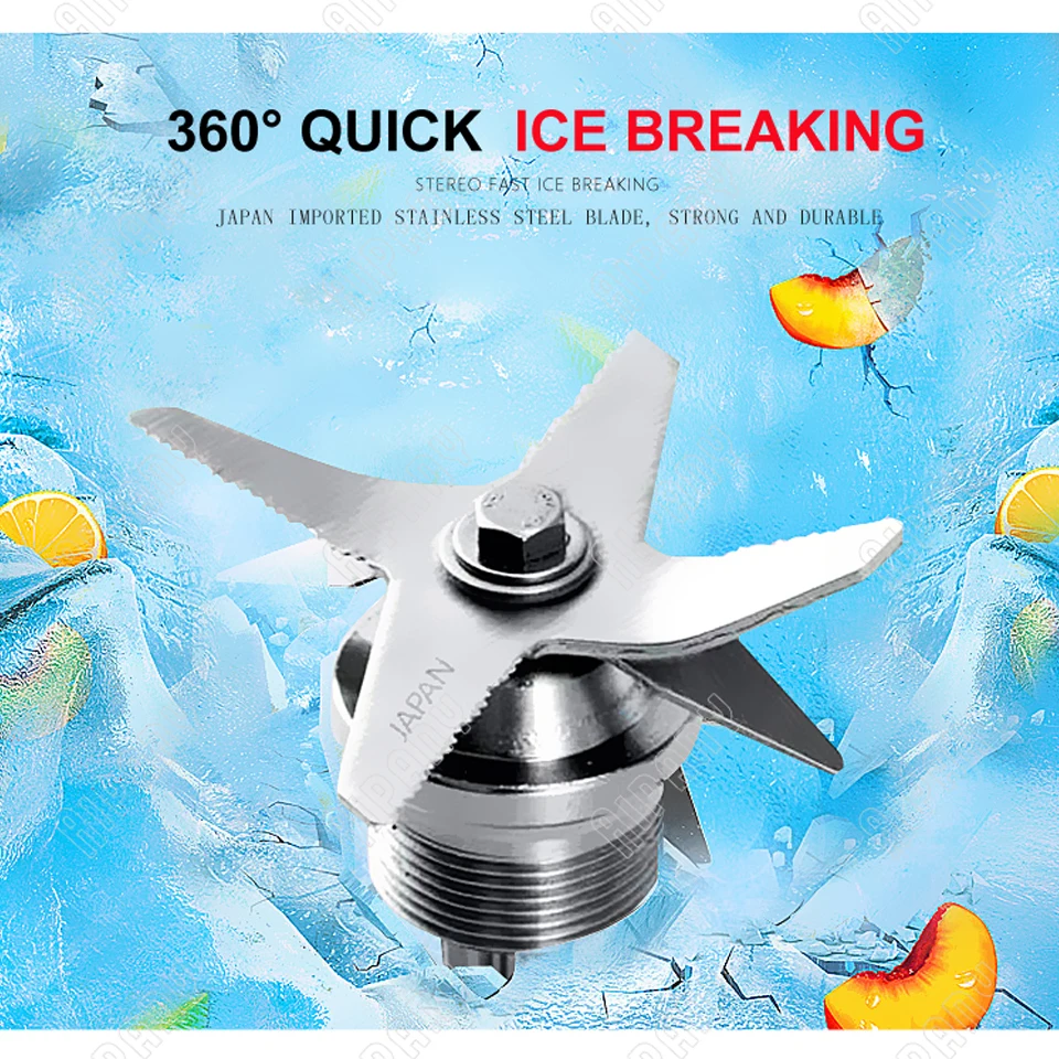 A7600 коммерческий кухонный блендер для смузи 3.3HP 2800 Вт еда без бисфенола-а миксер 6л Профессиональный liquidiser японский лезвие кухонный комбайн