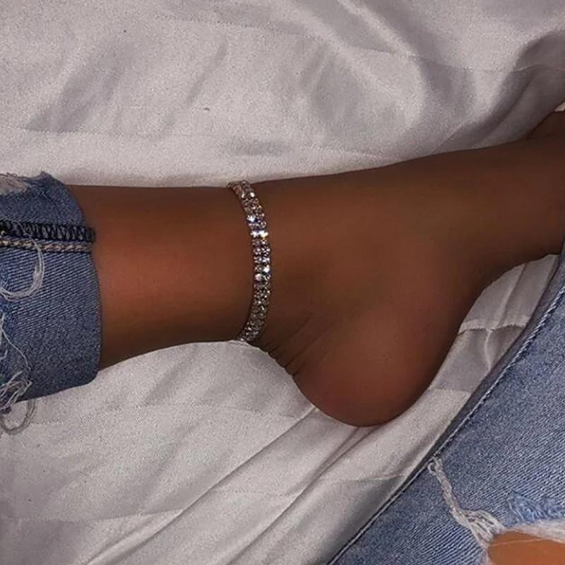 Luxury CZ Zircon Anklets for Women Crystal Foot Bracelet Ceville Beach Ankle Bracelet Sandals Boho Jewelry Luxury CZ Zircon Anklets for Women Crystal Foot Bracelet Ceville Beach Ankle Bracelet Sandals Boho Jewelry