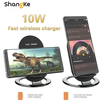 

Qi Wireless Charger 10W Universal Wireless Fast Charging Holder For iPhone XS XR X 8 For Samsung Galaxy S8 S7 Wireless Charger