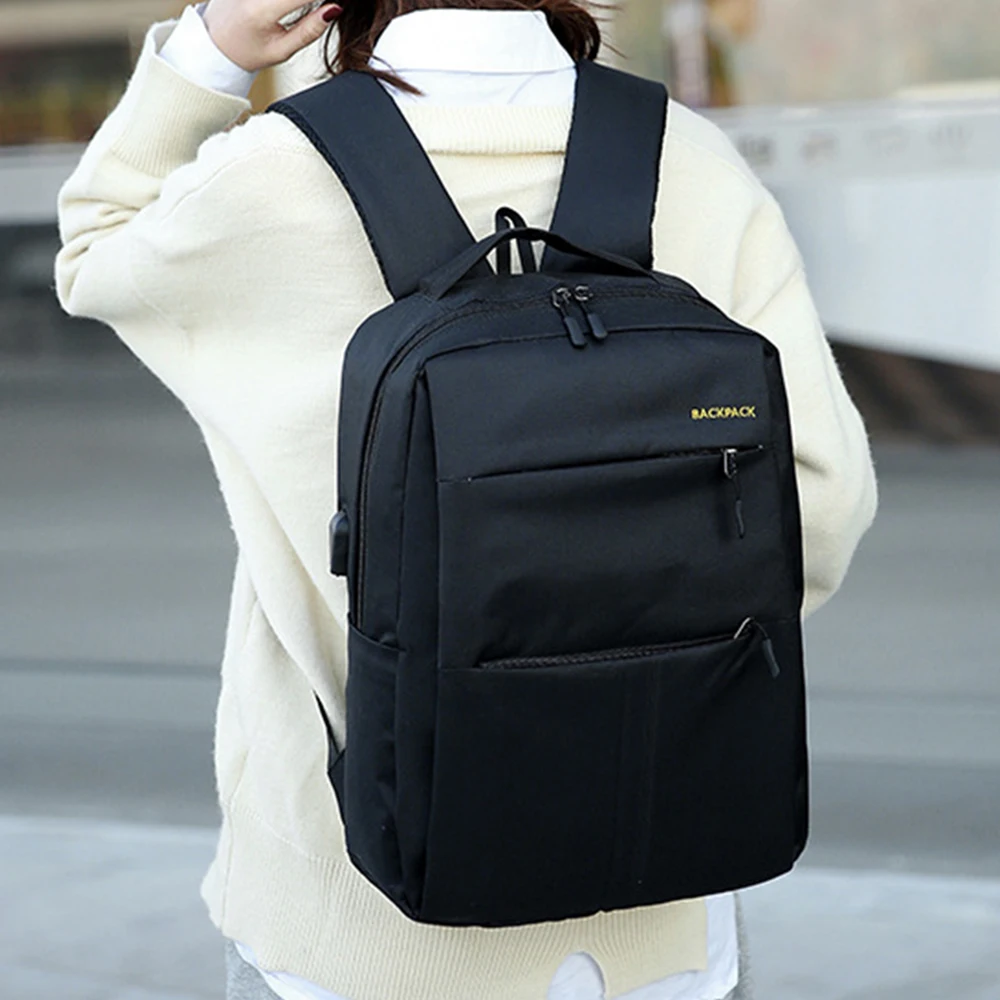 USB Charging Backpack 3pcs/set Men Women Fashion Backpacks for Unisex Travel Bags Casual Nylon Shoulder School Backpacks
