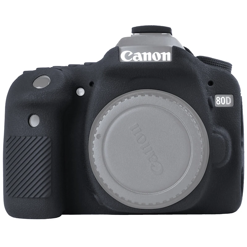 

For Canon 80D Soft Silicone Rubber Camera Protective Body Case Skin Non-slip Type for Canon 80D Camera Bag Protector Cover