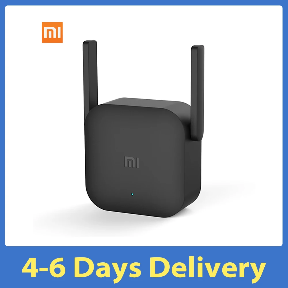 Wi Fi расширитель Xiaomi Pro 300 м 2 антенны 4 ГГц|Беспроводные роутеры| |