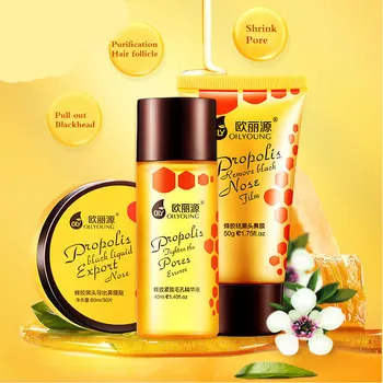 

Propolis Essence Blackheads Removal Mask Set Oil-control Moisturizing Mild No Stimulation Blackhead Removers