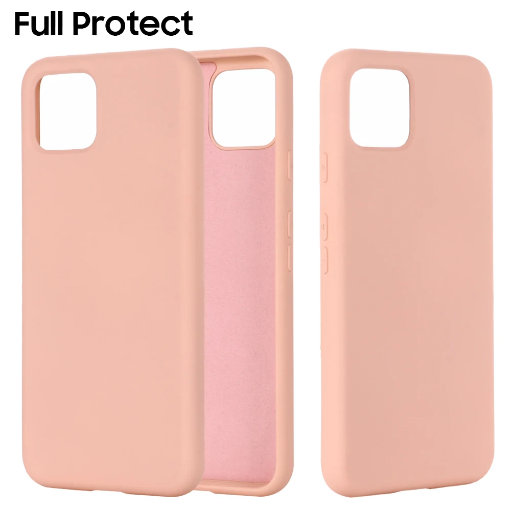 Чехол для Google Pixel 4 5 чехол Ультратонкий мягкий жидкий силиконовый 4XL XL 5XL полный
