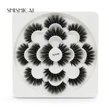 Норковые ресницы ручной работы крест-накрест Накладные ресницы безжалостные драматические 3D норковые ресницы длительные искусственные фареты для макияжа инструменты