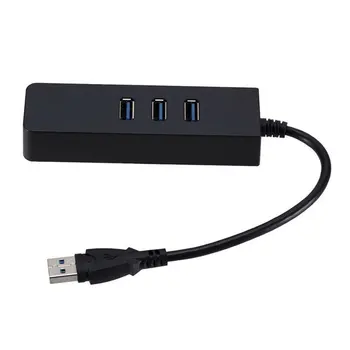 

3 Ports Usb 3.0 Gigabit Ethernet Lan Rj45 Network Adapter Hub To 1000Mbps Pl Rj45 Network Adapter Hub