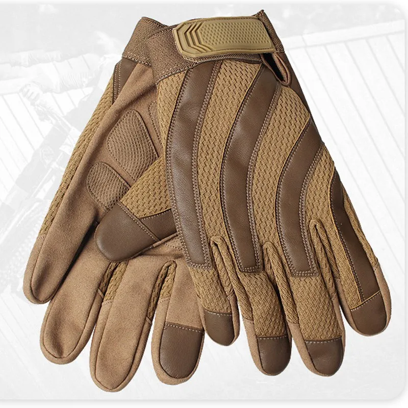 Перчатки для велоспорта, полный палец, дышащие, противоскользящие, на открытом воздухе, для альпинизма, фитнеса, спорта, сенсорный экран, перчатки, ручная одежда