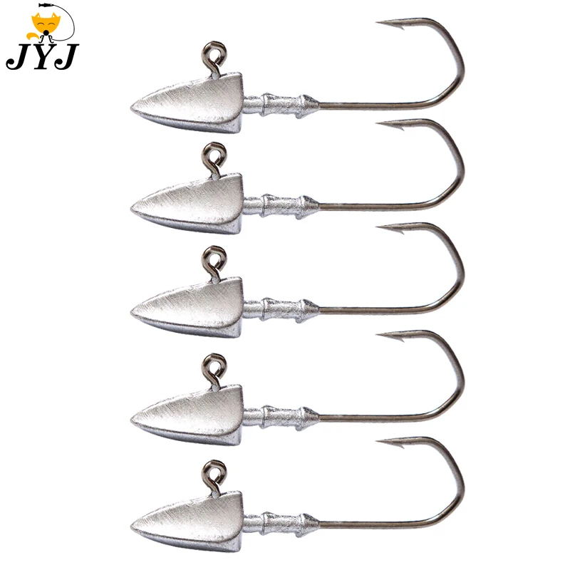 5 шт./лот треугольной формы головы крючков 3.5g 5g 7g 10g 14 г 20 приманка Jig Head крюк