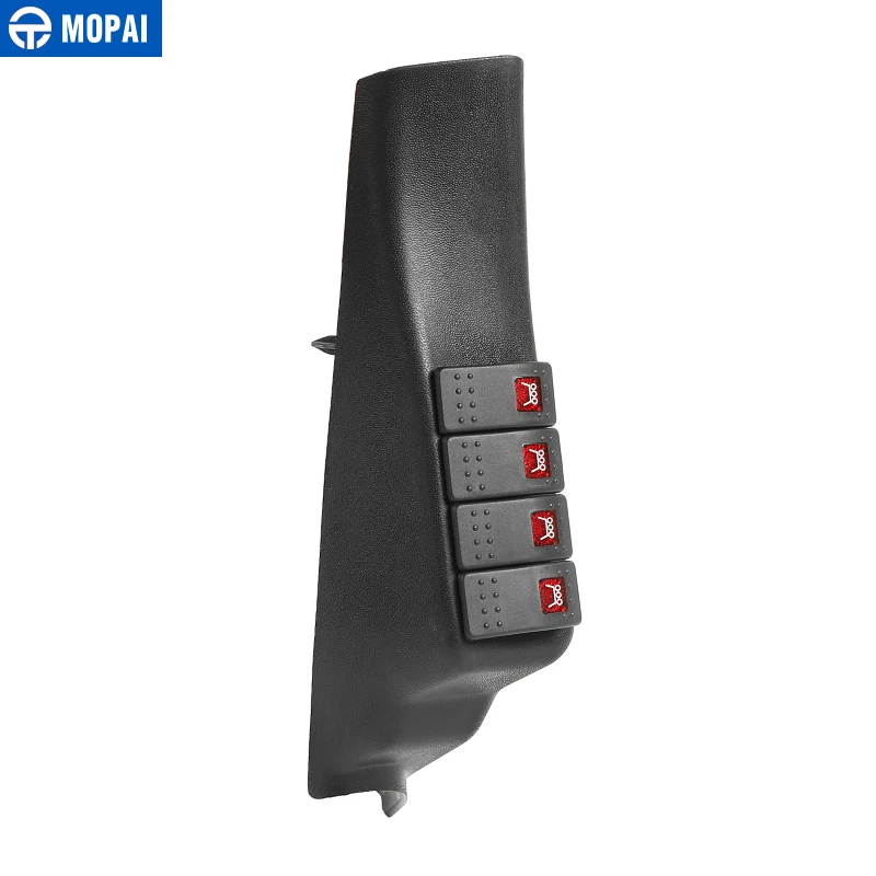 MOPAI внутренние молдинги для Jeep Wrangler JK 2011 + столб 4 переключатель панели Pod с