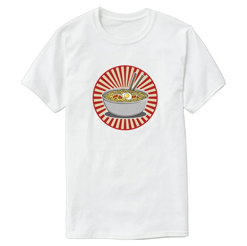 

Unisex Comical Ramen T Shirt Men Women Printed Big Size S~5xl Outfit Men T-Shirt Top Tee Humorous Cotton