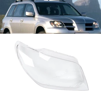 

Car Clear Front Headlight Lens Cover Replacement Headlight Shell Cover for Mitsubishi Outlander 2004 2005 2006
