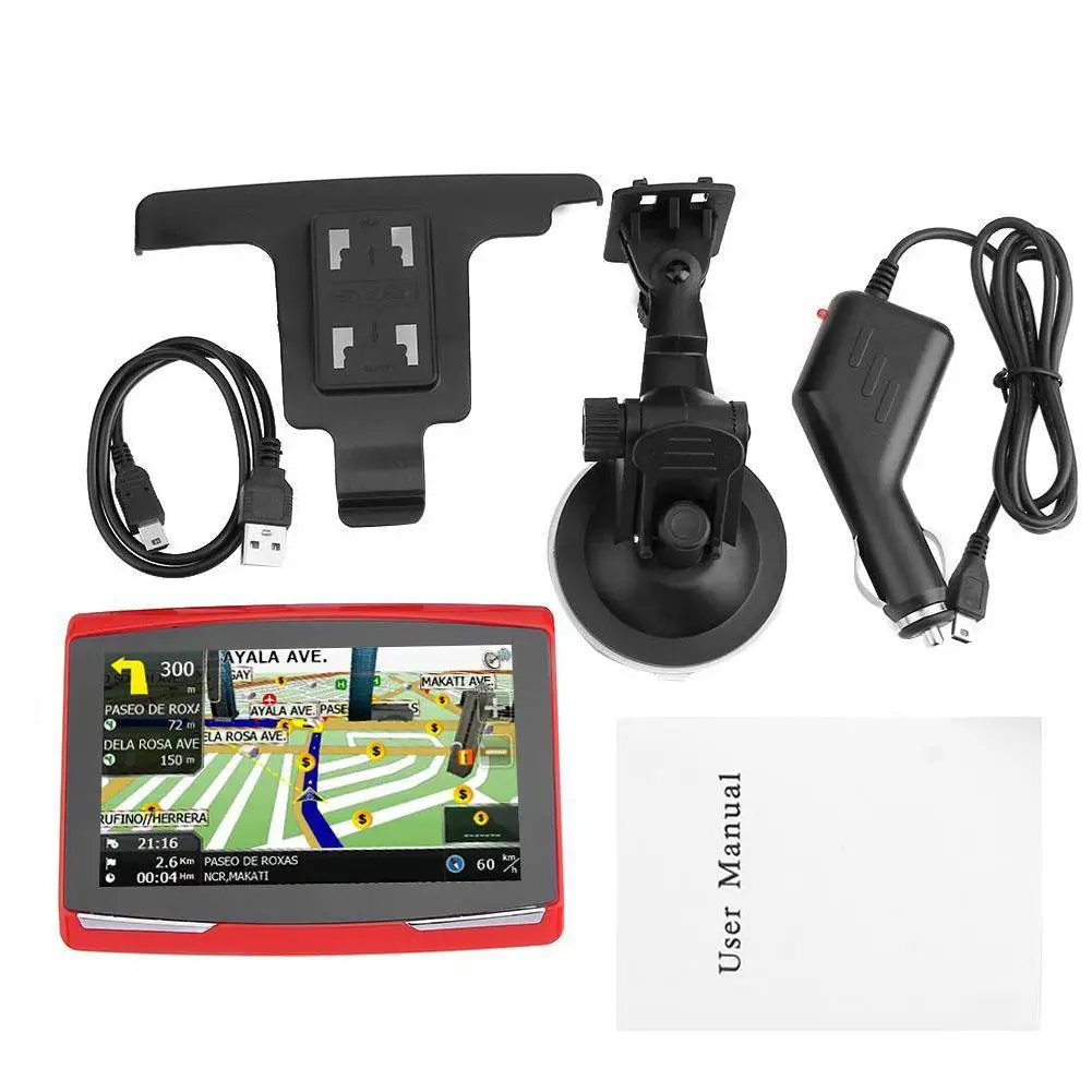 Автомобильный gps-навигатор Sat Nav 8G CPU800M Wince6.0+ fm-передатчик+ многоязычный автомобильный компас Автомобильные gps Аксессуары