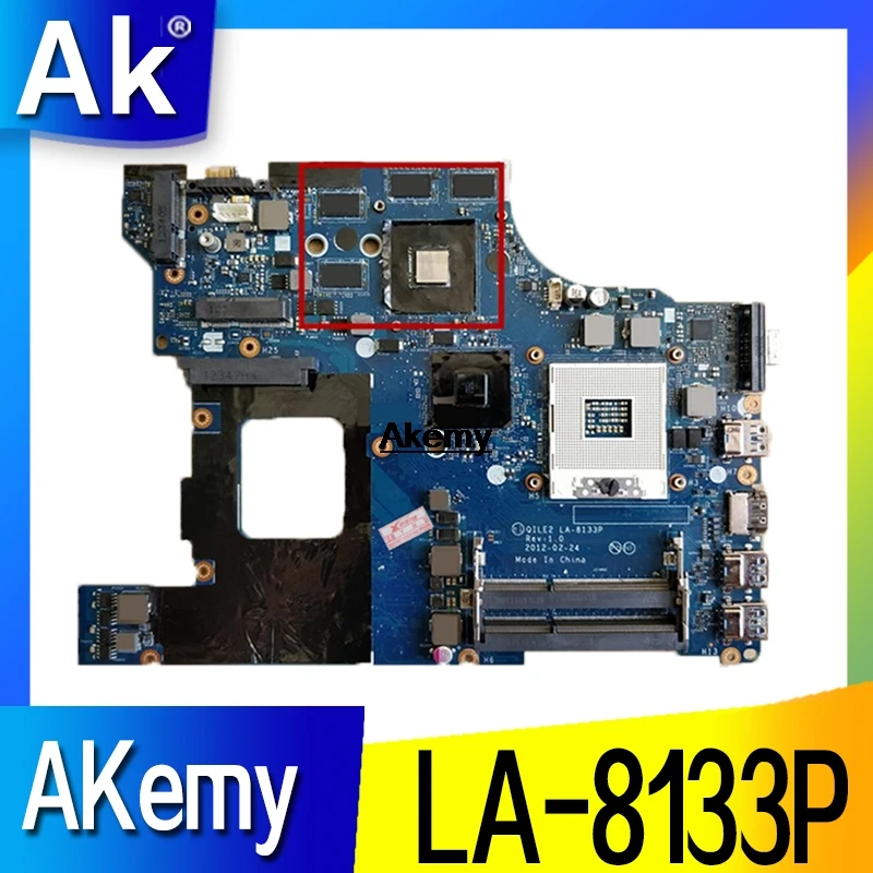 

Free Shipping Laptop Motherboard For Lenovo E530 QILE2 LA-8133P mainboard Testing Fast Ship