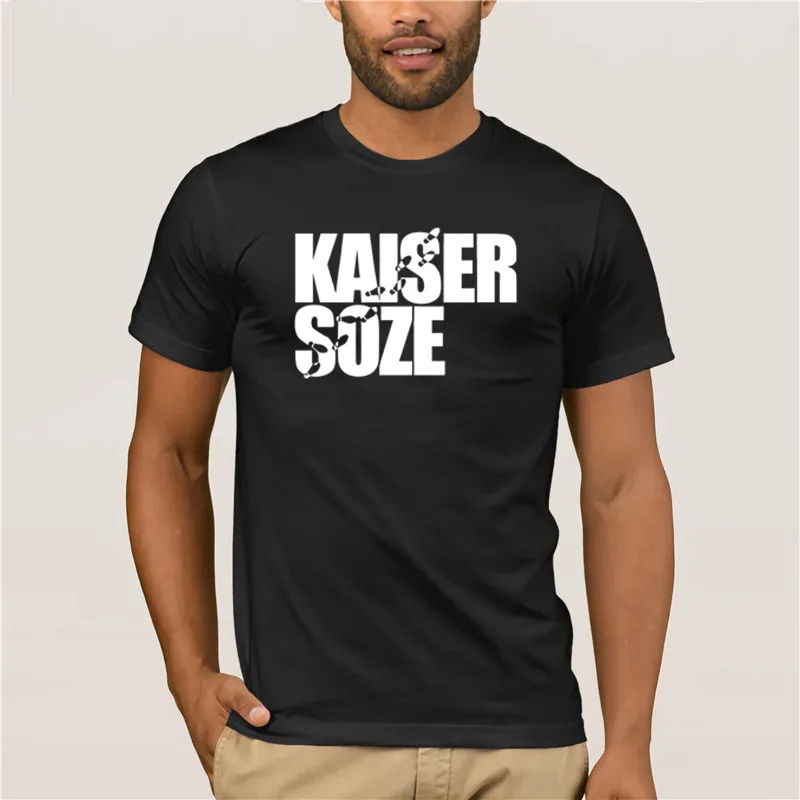 2019 модная футболка 100 хлопок забавная Wo kaiser soze белая унисекс крутая | Мужская