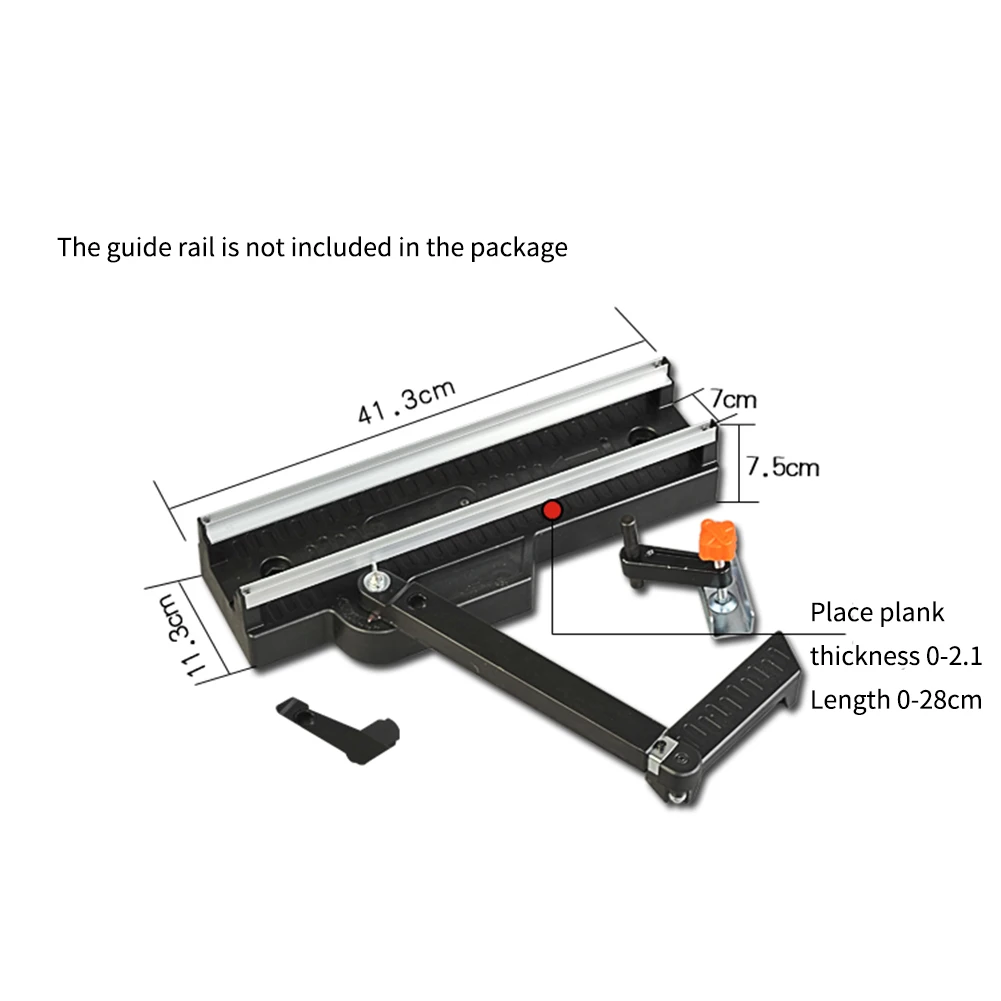 415 мм рельсовая направляющая для циркулярной пилы, практичные электрические аксессуары для деревообработки, режущий инструмент, ручной станок