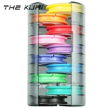 THEKUAI ящик для рыболовных снастей 4/6/8/10/12/16 Оси основной линии коробки рыбы катушка мягкой EVA Кремния из АБС-пластика для лески радужной коробке