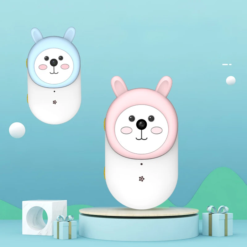 

Kids Camera Digital Video Camcorders WIFI Children Kameras with Silicone Case Cartoon SLR Cameras Full HD 2.4Inch Display