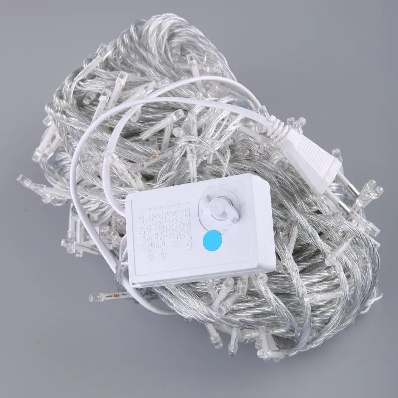 Белый разные размеры EU/AU/UK PLUg Рождество Свадебная вечеринка Фея Декоративные лампы Водонепроницаемый гирлянды 10/30/50/100 м