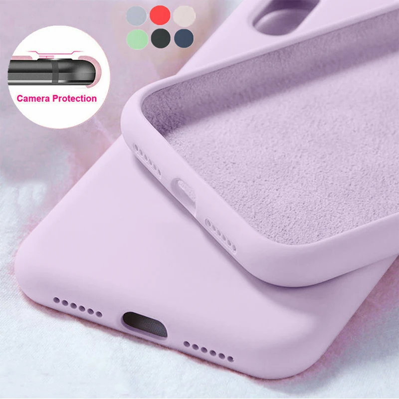 Liquid Silicone Case for iphone 11 12 Pro Max X XS Max XR Candy Color Soft Cover For iPhone SE 2020 7 8 6 6S 5 5SE Cases Liquid Silicone Case for iphone 11 12 Pro Max X XS Max XR Candy Color Soft Cover For iPhone SE 2020 7 8 6 6S 5 5SE Cases