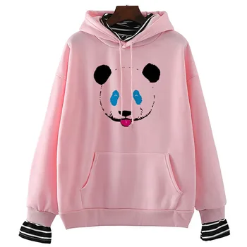 

Panda Camisetas Verano Mujer Hoodie Vogue Harajuku Female Sweatshirt Fashion Aesthetic Streetwear Pullover