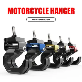 

Aluminum Motorcycle Scooter Luggage Helmet Hanger Dual Hook Bag Bottle Holder Universal 20kg Max Load