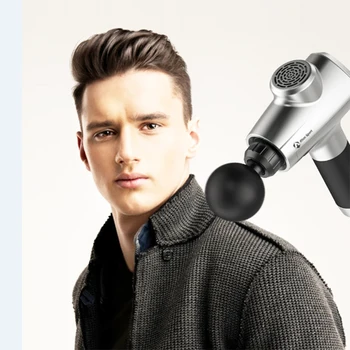 

Vibration Electric Massage Gun Button Monitor Massager Muscle Training Massage Back Face Massager Neck Slimming Body Massagers