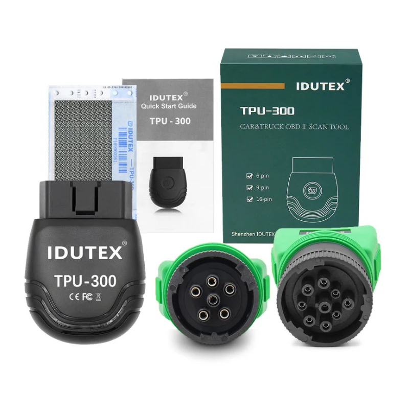 IDUTEX TPU300 OBD2 Bluetooth Andriod Vpecker Xtuner TPU300 OBD OBDII сканер HD для тяжелых грузовиков автомобильный диагностический инструмент CDV16