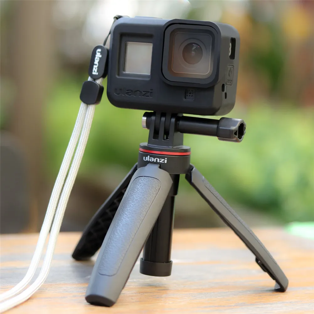 Защитный силиконовый чехол для GoPro Hero8, черный корпус для спортивной камеры, защитная рамка, аксессуары для камеры с Lanya
